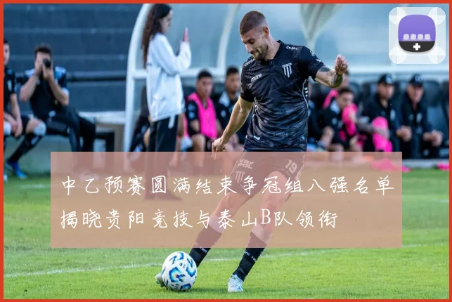 中乙预赛圆满结束争冠组八强名单揭晓贵阳竞技与泰山B队领衔